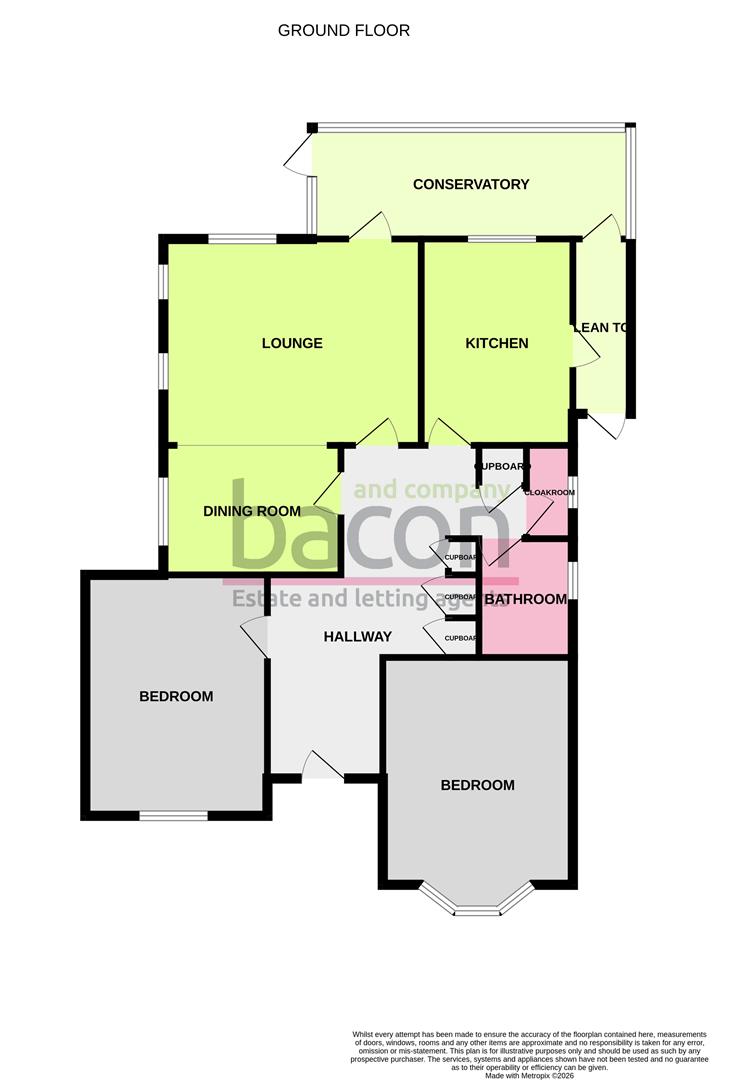 Floor Plan | Bungalow - Detached | Chute Avenue, High Salvington, BN13 | For Sale